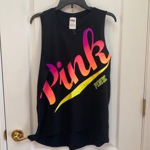 PINK Black Tank